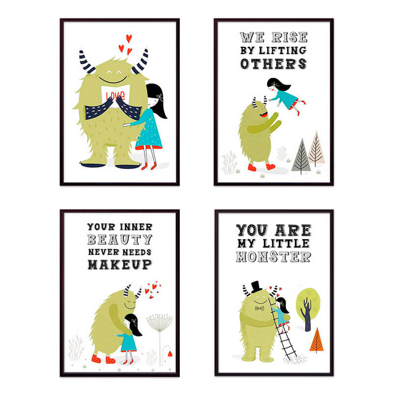 фото Набор постеров коллаж детский №157 70х90 см дом корлеоне