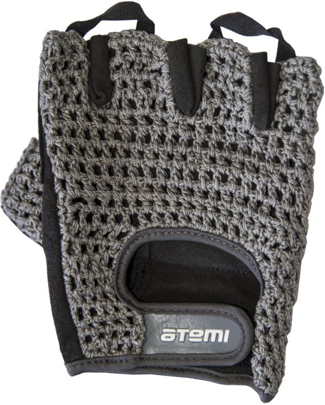 Перчатки для фитнеса Atemi AFG01, серый/черный, L