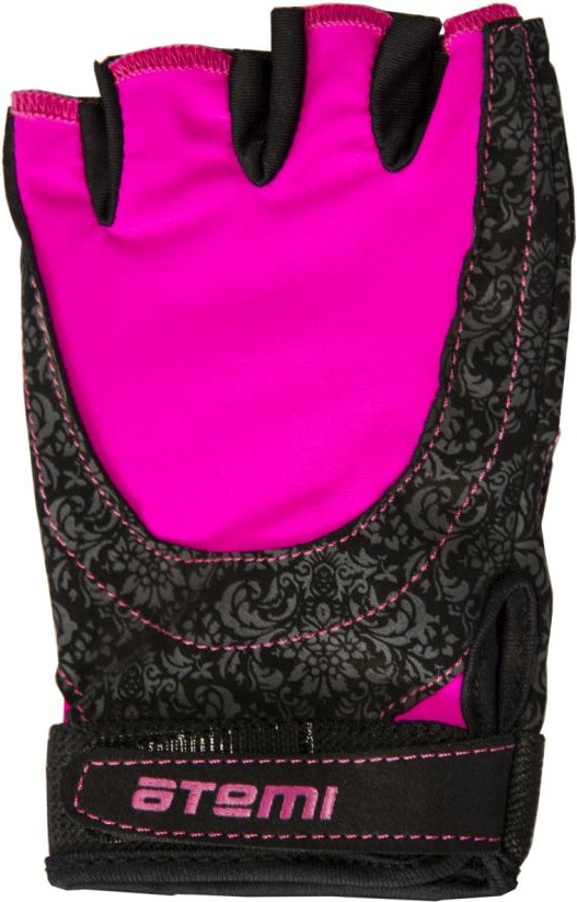 Перчатки для фитнеса Atemi AFG06, розовый/черный, S