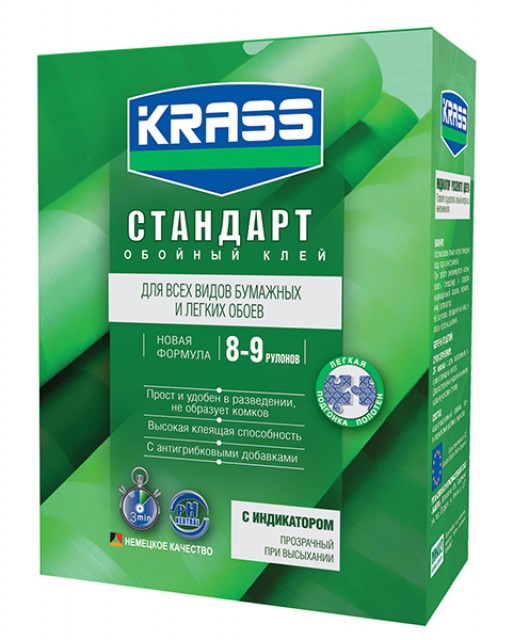 Клей для бумажных обоев KRASS Стандарт 250г