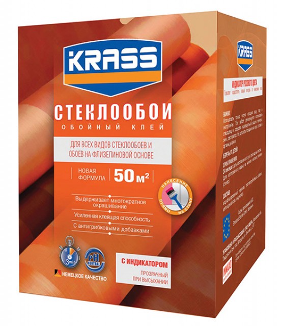 Клей KRASS Стеклообои 500г