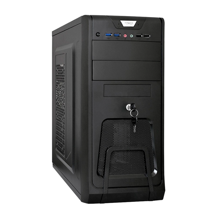 

Корпус компьютерный ExeGate CP-603UB (EX283216RUS) Black, CP-603UB