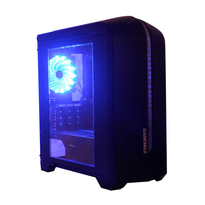

Корпус компьютерный GAMEMAX H601-BG Black, H601-BG