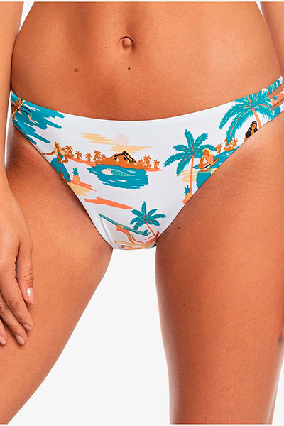 фото Плавки женские roxy printed beach classics разноцветные l int