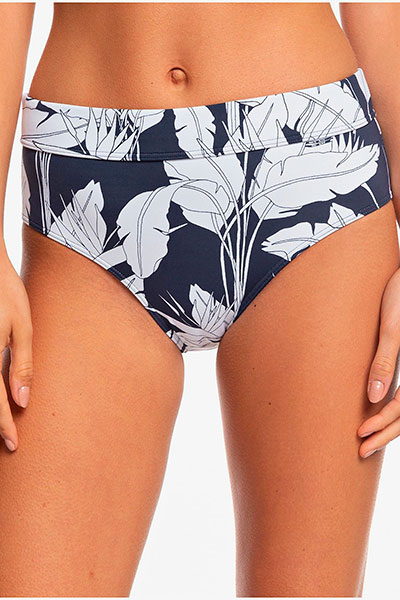 фото Плавки женские roxy printed beach classics erjx403877 белые s