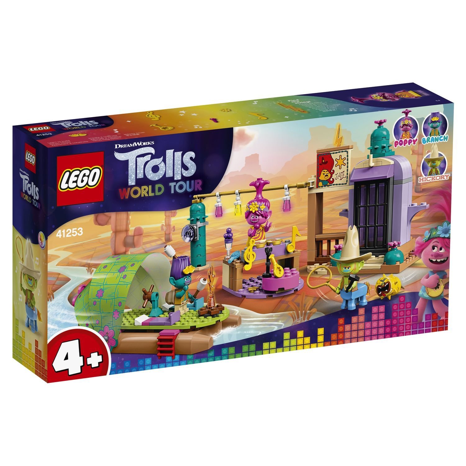 Конструктор LEGO Trolls 41253 Приключение на плоту в Кантри-тауне конструктор lego duplo приключения в ванной красная панда на плоту 10964