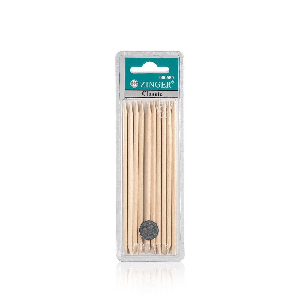 Палочки для кутикулы ZINGER IG12SL-10 GL деревянные, 12 см, 10 шт. shik палочки деревянные micro sticks 100 шт