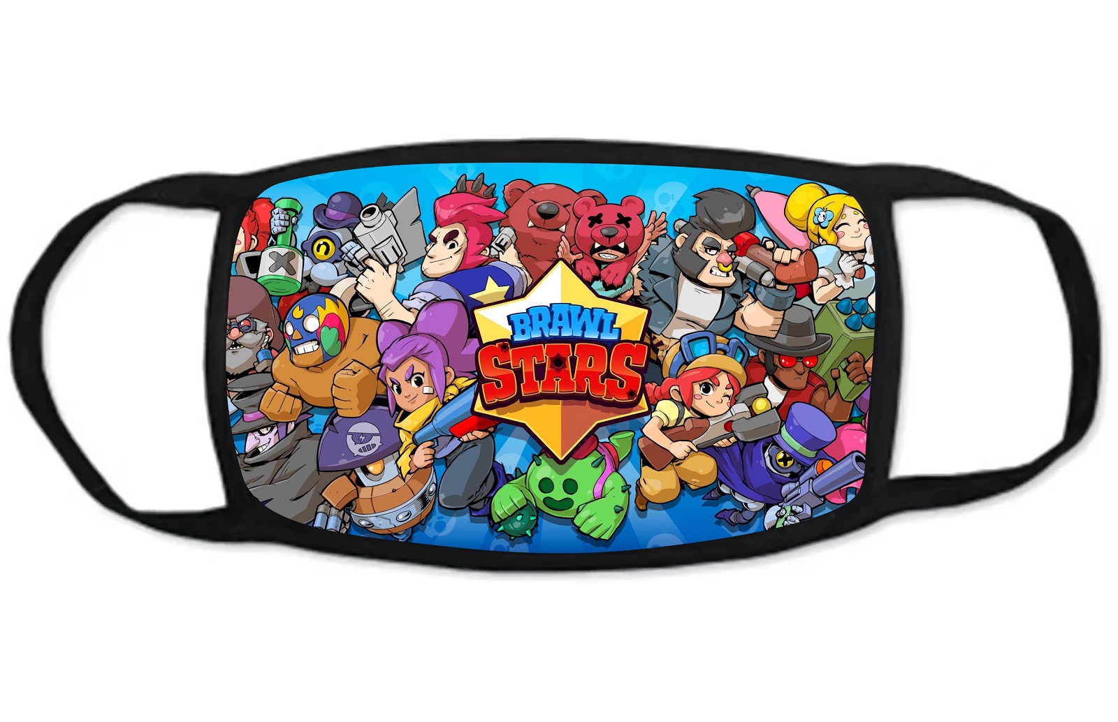 

Стильная многоразовая защитная маска GOODbrelok BRAWL STARS 5