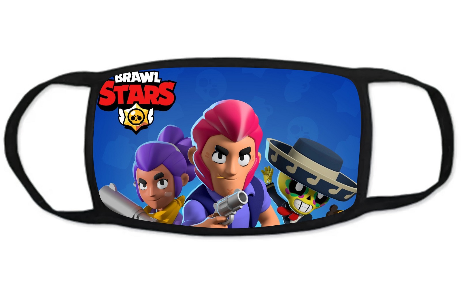 

Стильная многоразовая защитная маска GOODbrelok BRAWL STARS 6