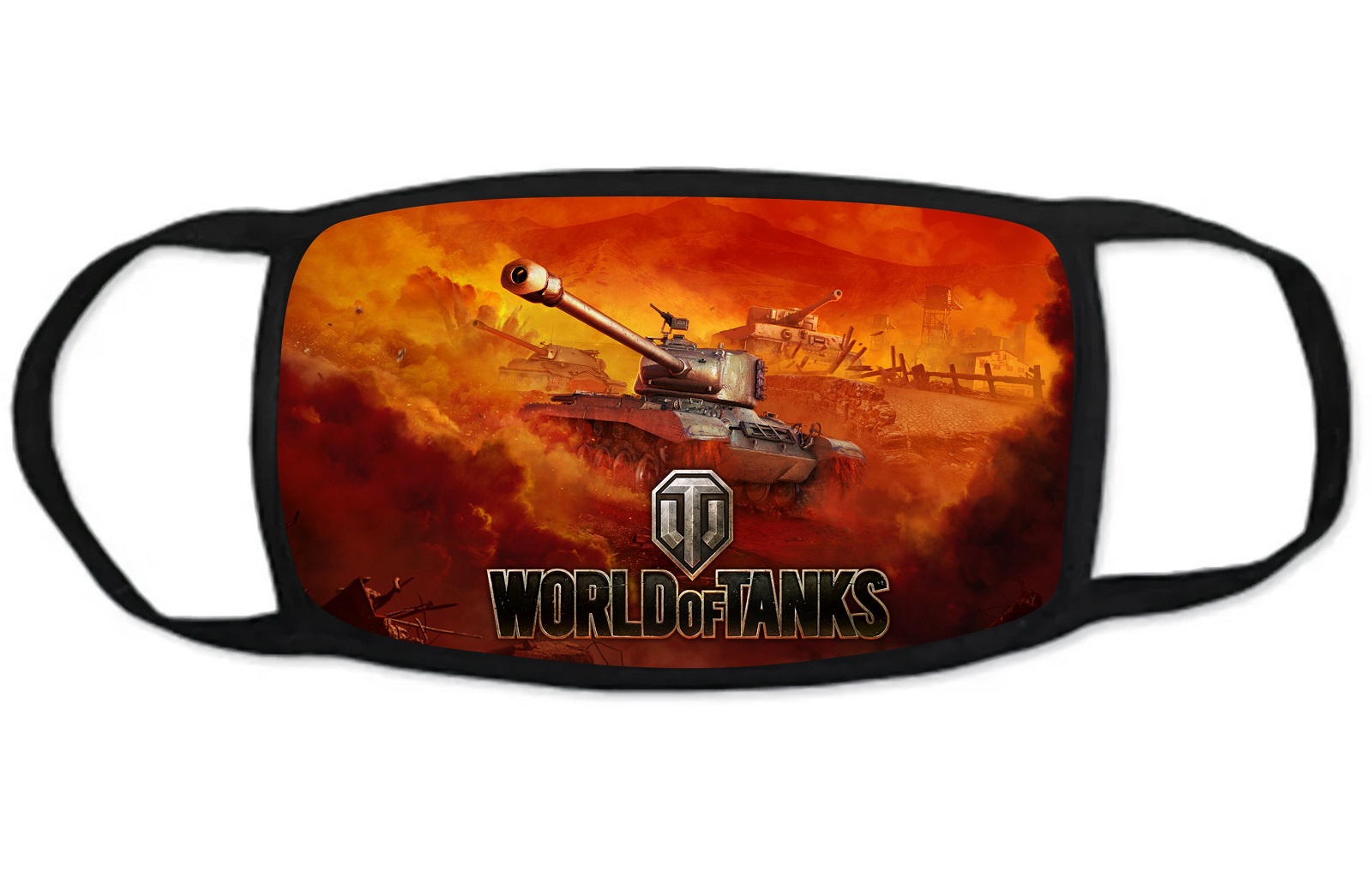 

Стильная многоразовая защитная маска GOODbrelok Танки 8