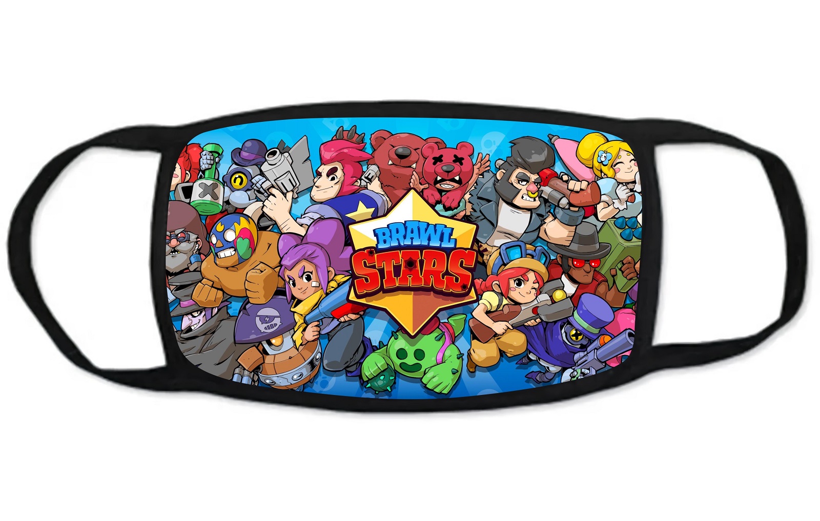 

Стильная многоразовая защитная маска GOODbrelok BRAWLSTARS 14