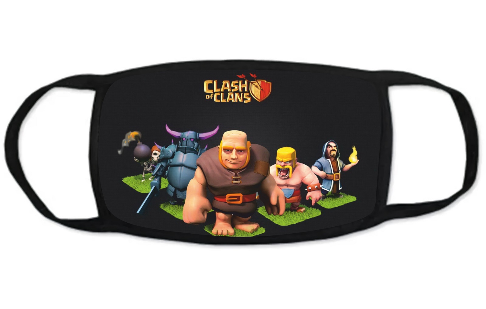 

Стильная многоразовая защитная маска GOODbrelok CLASH OF CLANS 6