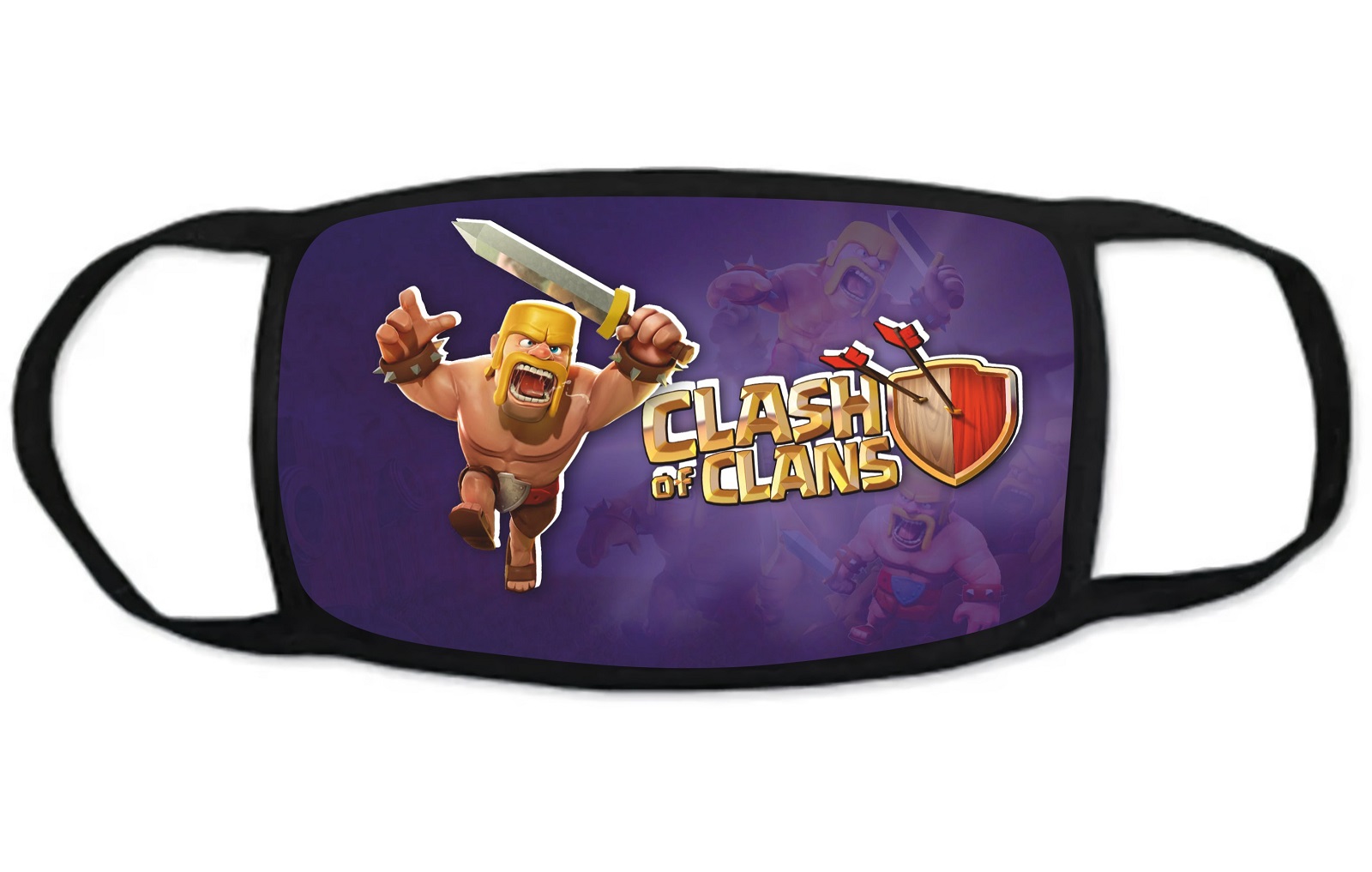 

Стильная многоразовая защитная маска GOODbrelok CLASH OF CLANS 7