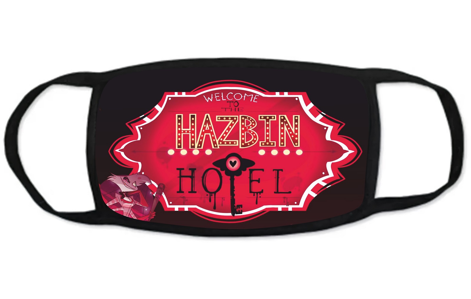 

Стильная многоразовая защитная маска GOODbrelok HAZBIN HOTEL 3