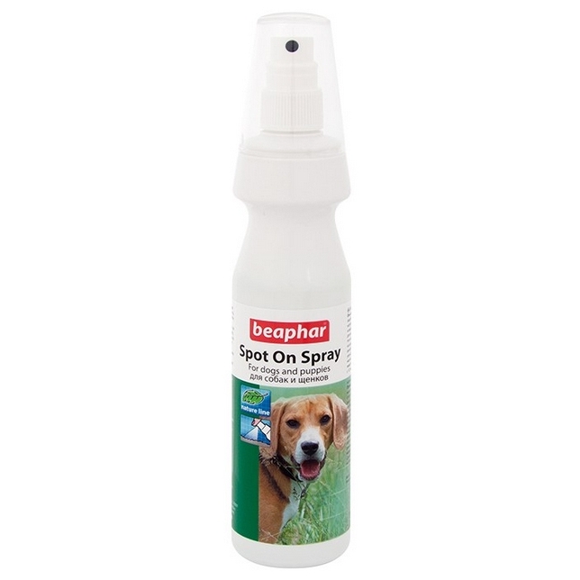 Спрей для собак против блох, вшей, клещей, комаров Beaphar Spot On Spray, 150 мл