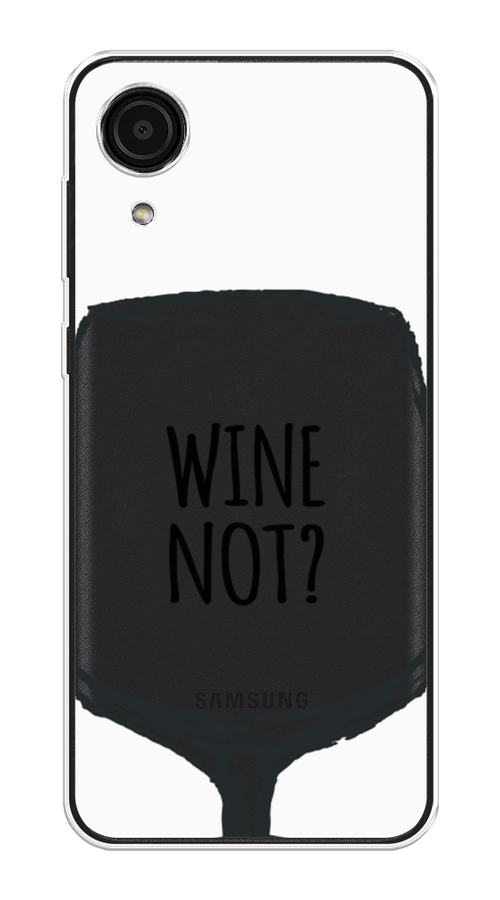 

Чехол на Samsung Galaxy A03 Core "Wine not white", Белый, 2104750-6