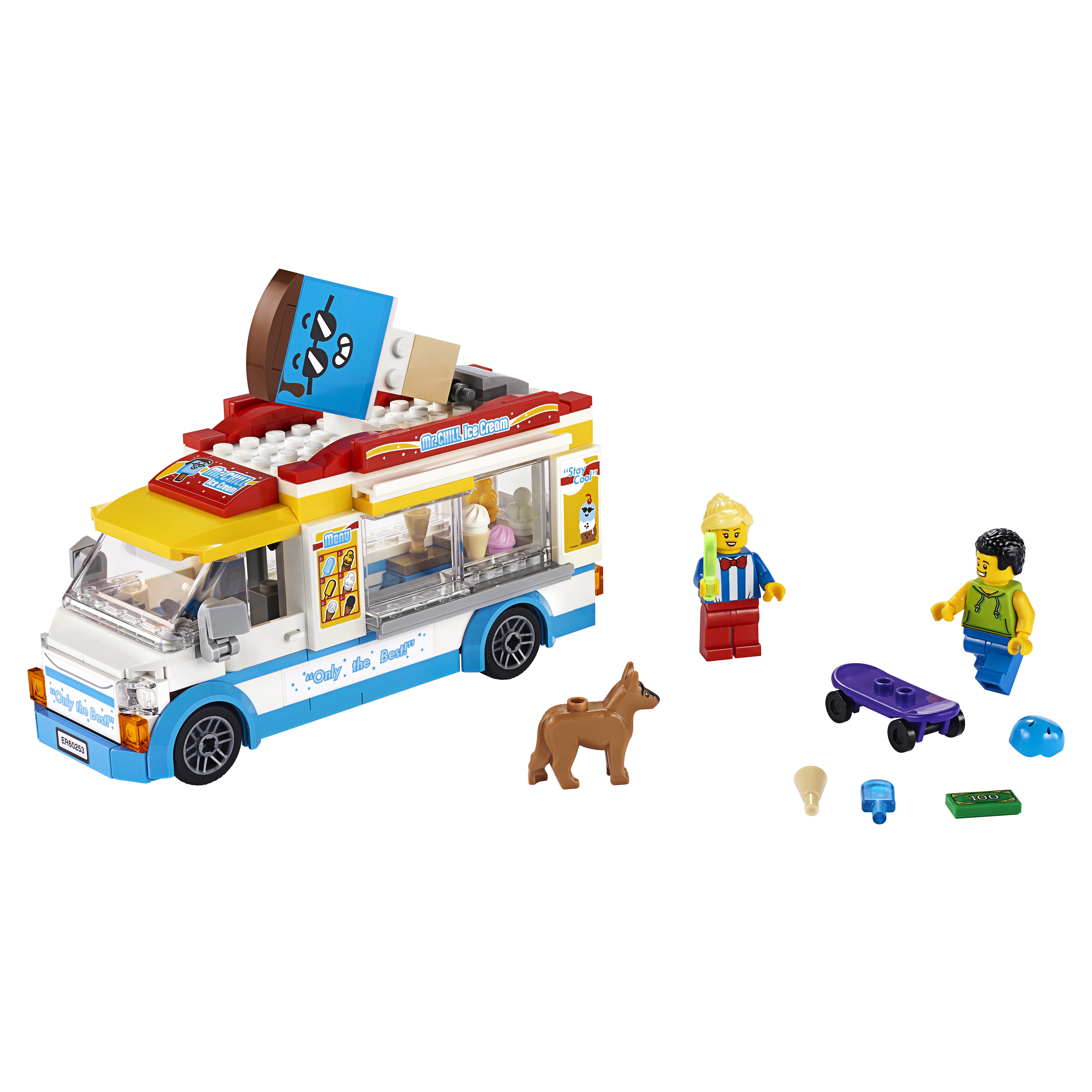 Конструктор LEGO City Great Vehicles 60253 Грузовик мороженщика конструктор lego city arctic expedition грузовик ледовой разведки 60194