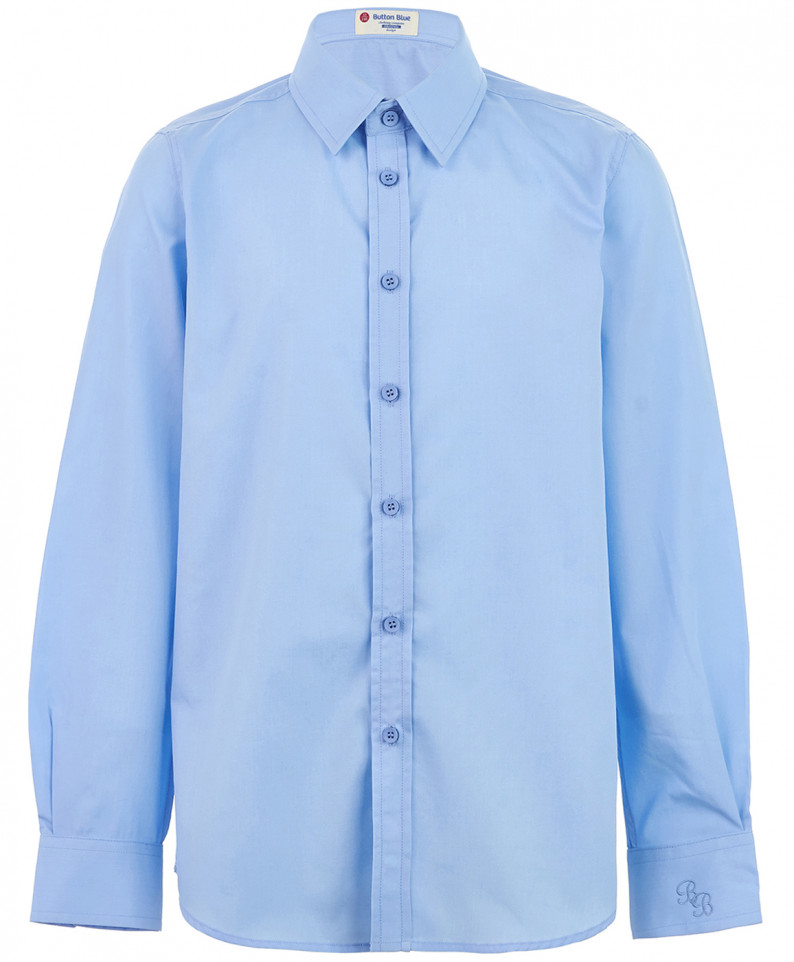 

Рубашка для мальчиков Button Blue, цв. голубой, р.170, 219BBBS23081800