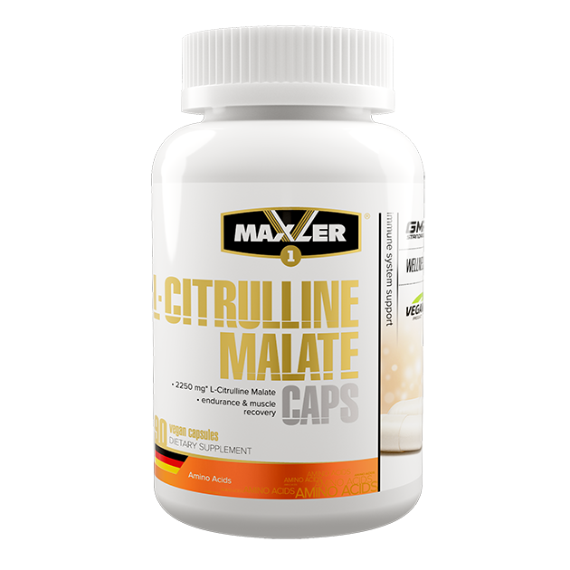 фото L-citrulline malate maxler, 90 капсул