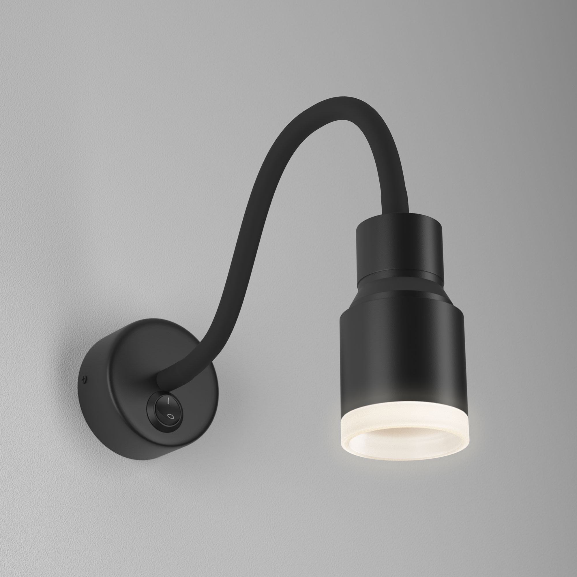 фото Настенный светодиодный светильник с поворотным плафоном molly led черный (mrl led 1015) elektrostandard