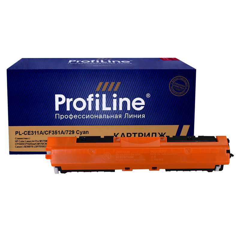

Картридж для лазерного принтера Profiline (PL-CE311A/CF351A/729) голубой, совместимый