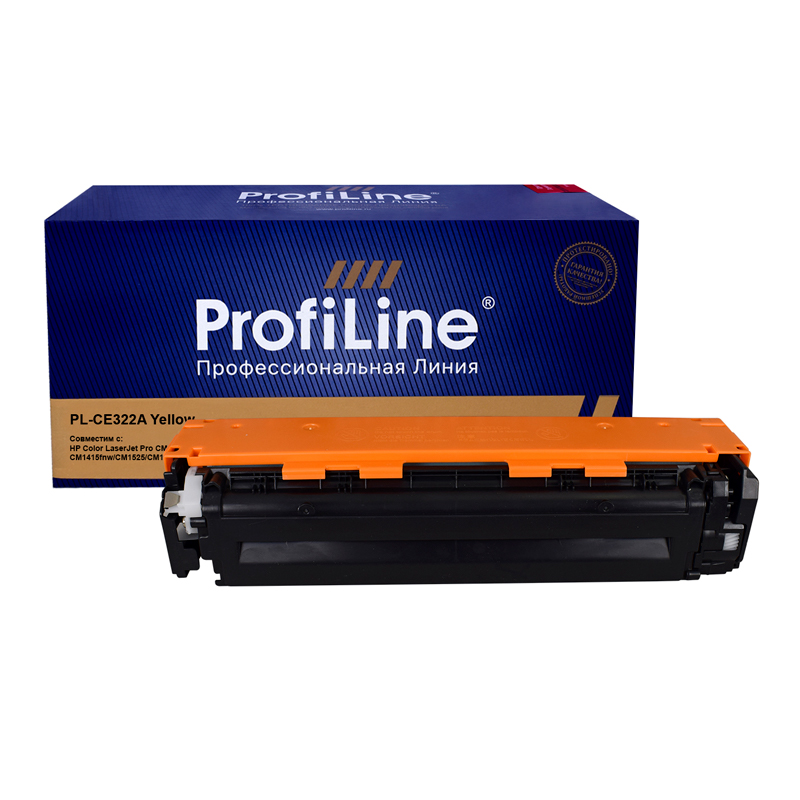 

Картридж для лазерного принтера Profiline (PL-CE322A) желтый, совместимый