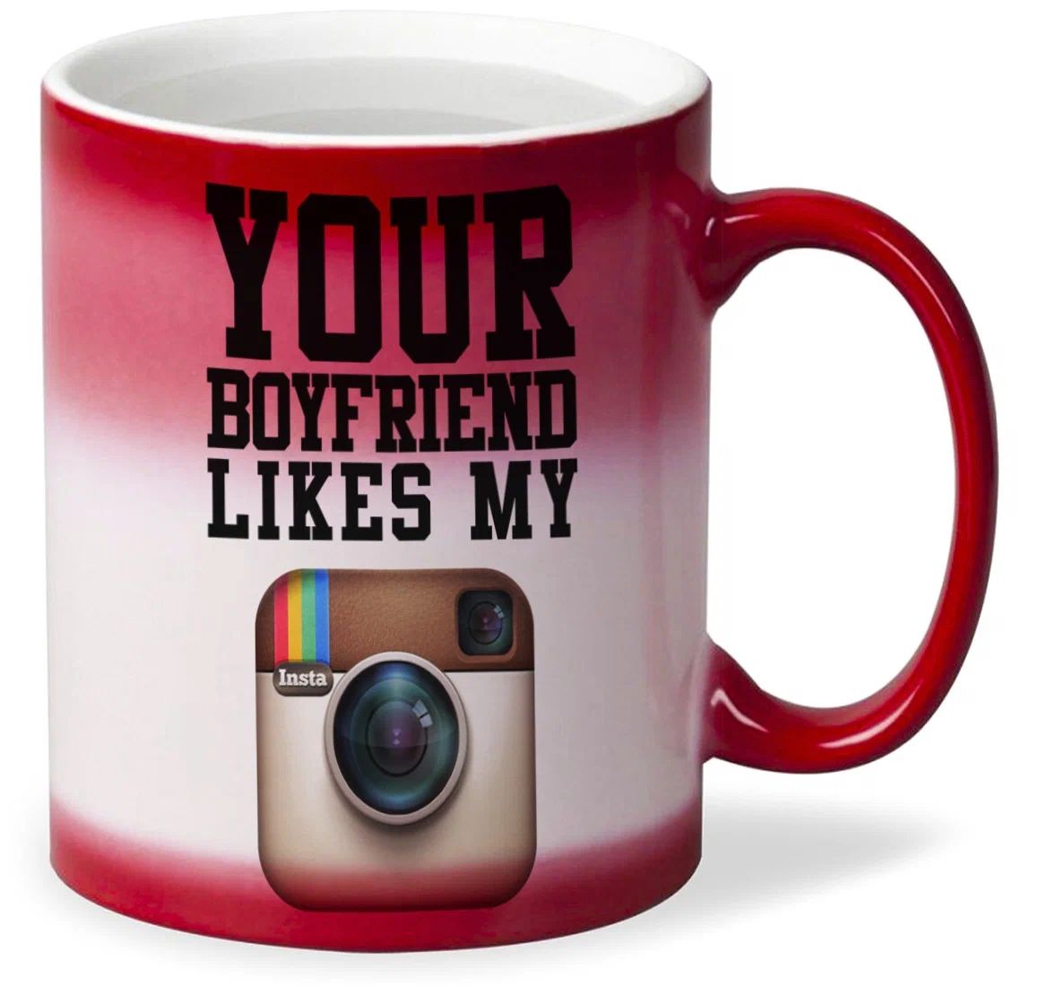 

Кружка CoolPodarok Your boyfriend likes my instagram
