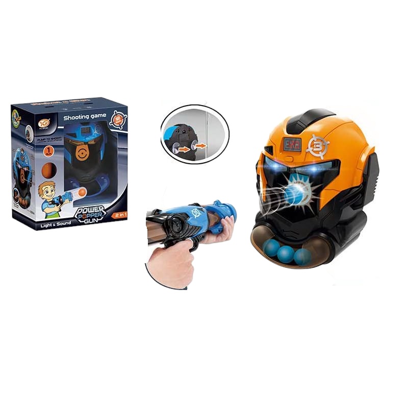 Детский тир MSN Toys набор пистолет с шарами и светозвуковая мишень YG10P(игрушка)