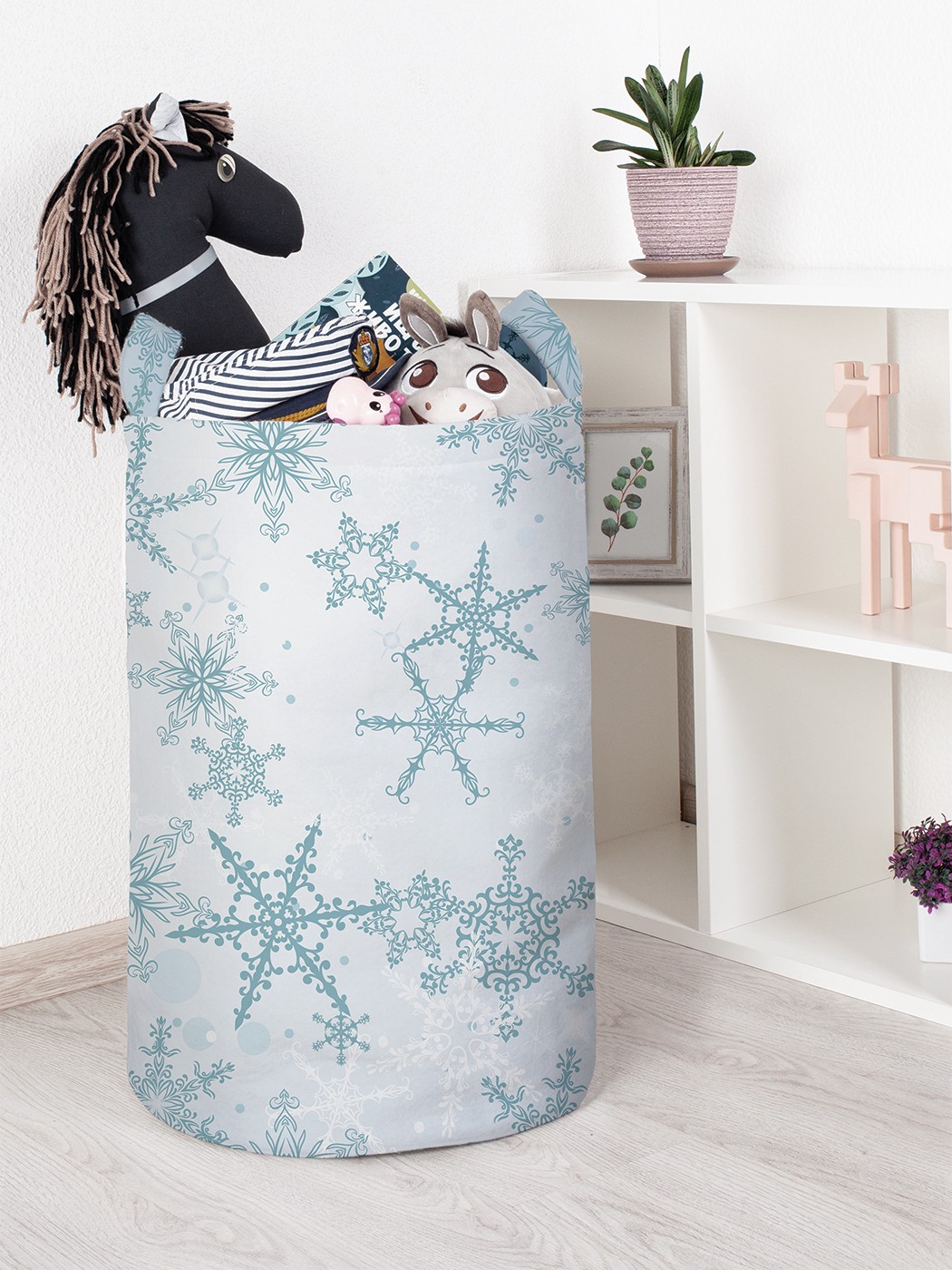 

Корзина для игрушек JoyArty 40x60 см toba_419800_L, Голубой