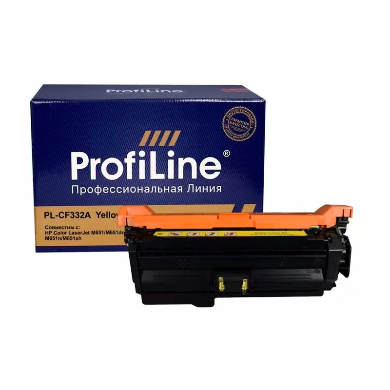 

Картридж для лазерного принтера Profiline (PL-CF332A) желтый, совместимый