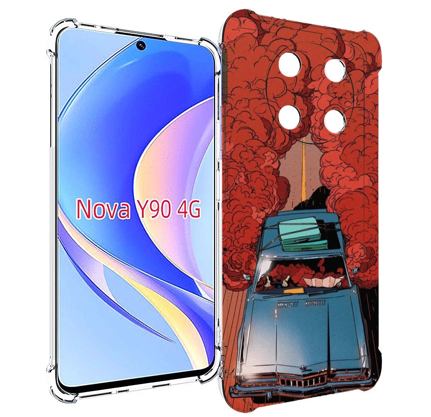 

Чехол MyPads машина мчится с дымком для Huawei Nova Y90 (CTR-LX1) / Enjoy 50 Pro, Tocco