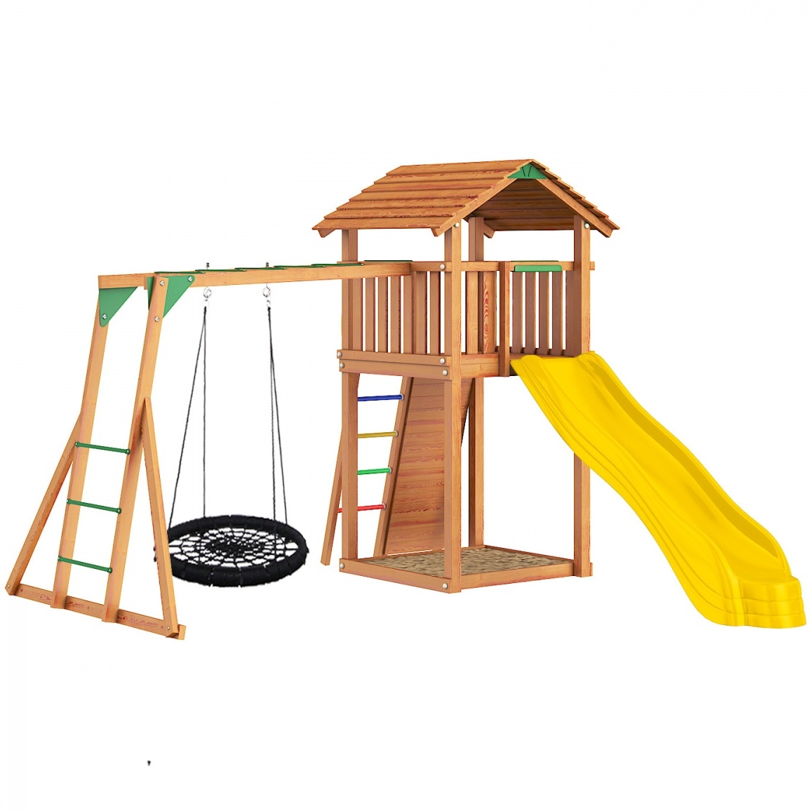 

Игровой комплекс Jungle Gym Нимба (спортивно-игровая площадка для дачи и улицы)