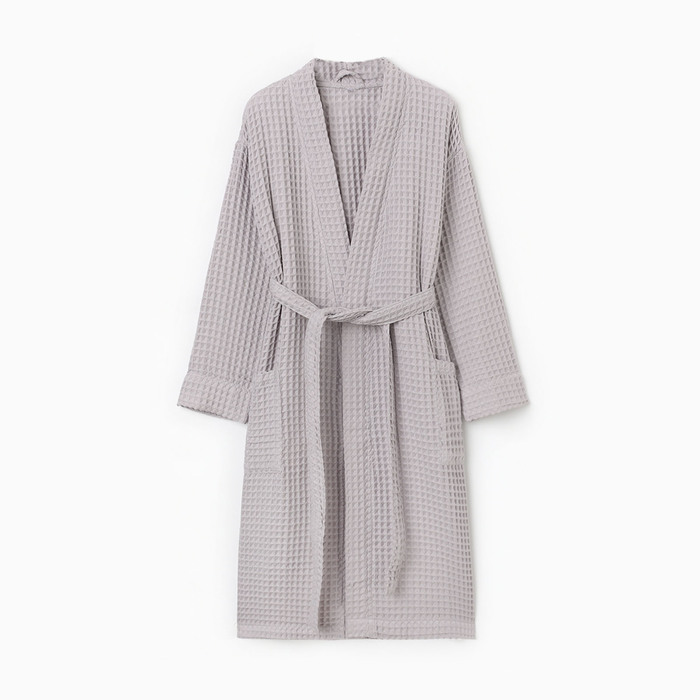 

Халат мужской NoBrand 10182859 серый 50-52 RU, Boho