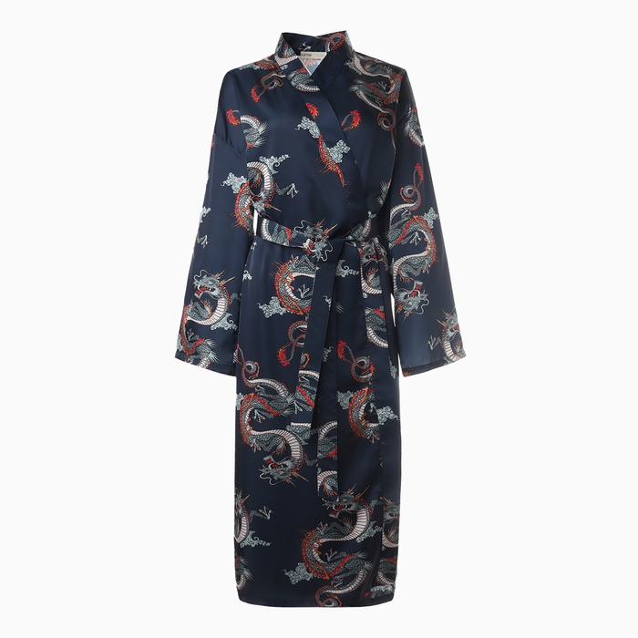 

Халат женский KAFTAN 9928415 синий 52-54 RU, Дракон