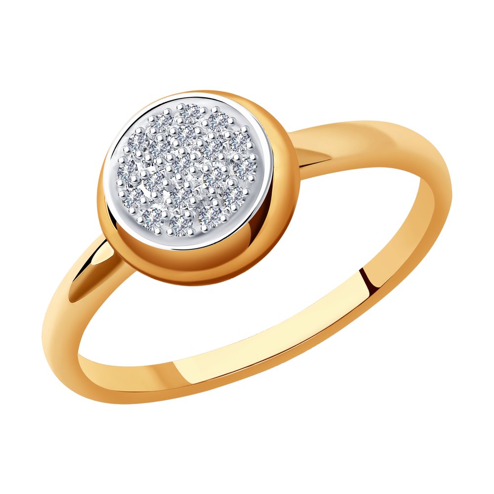 

Кольцо из красного золота с бриллиантом р.  SOKOLOV Diamonds 1012108, 1012108