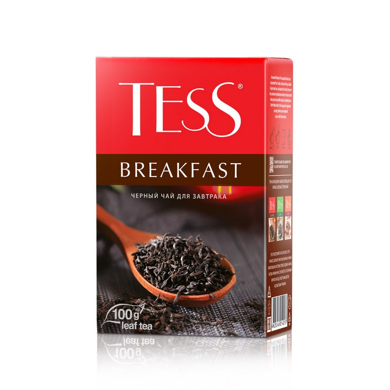 

Чай Tess Breakfast листовой черный,100г 1401-15, (2шт.)