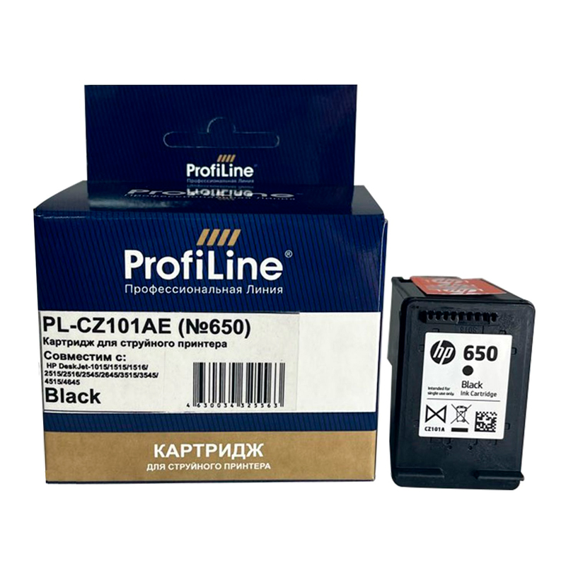 

Картридж для струйного принтера Profiline (PL-CZ101AE) черный, совместимый