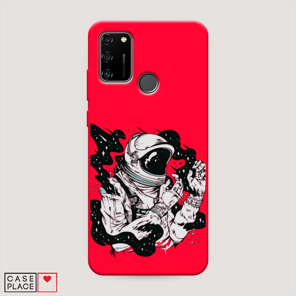фото Матовый силиконовый чехол "звездочки графика белая" на honor 7x awog