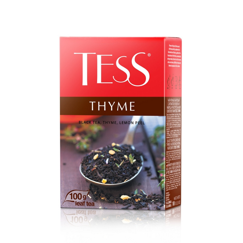 

Чай Tess Thyme листовой черный с добавками,100г 1130-15, (2шт.)