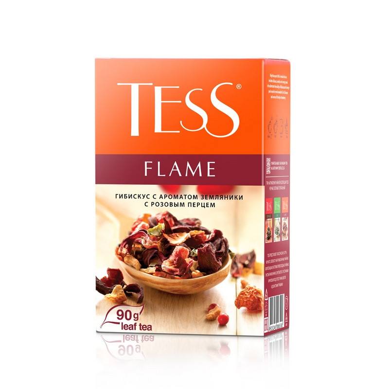 Чай Tess Flame чайный напиток травяной листовой,90г 0650-15, (2шт.)