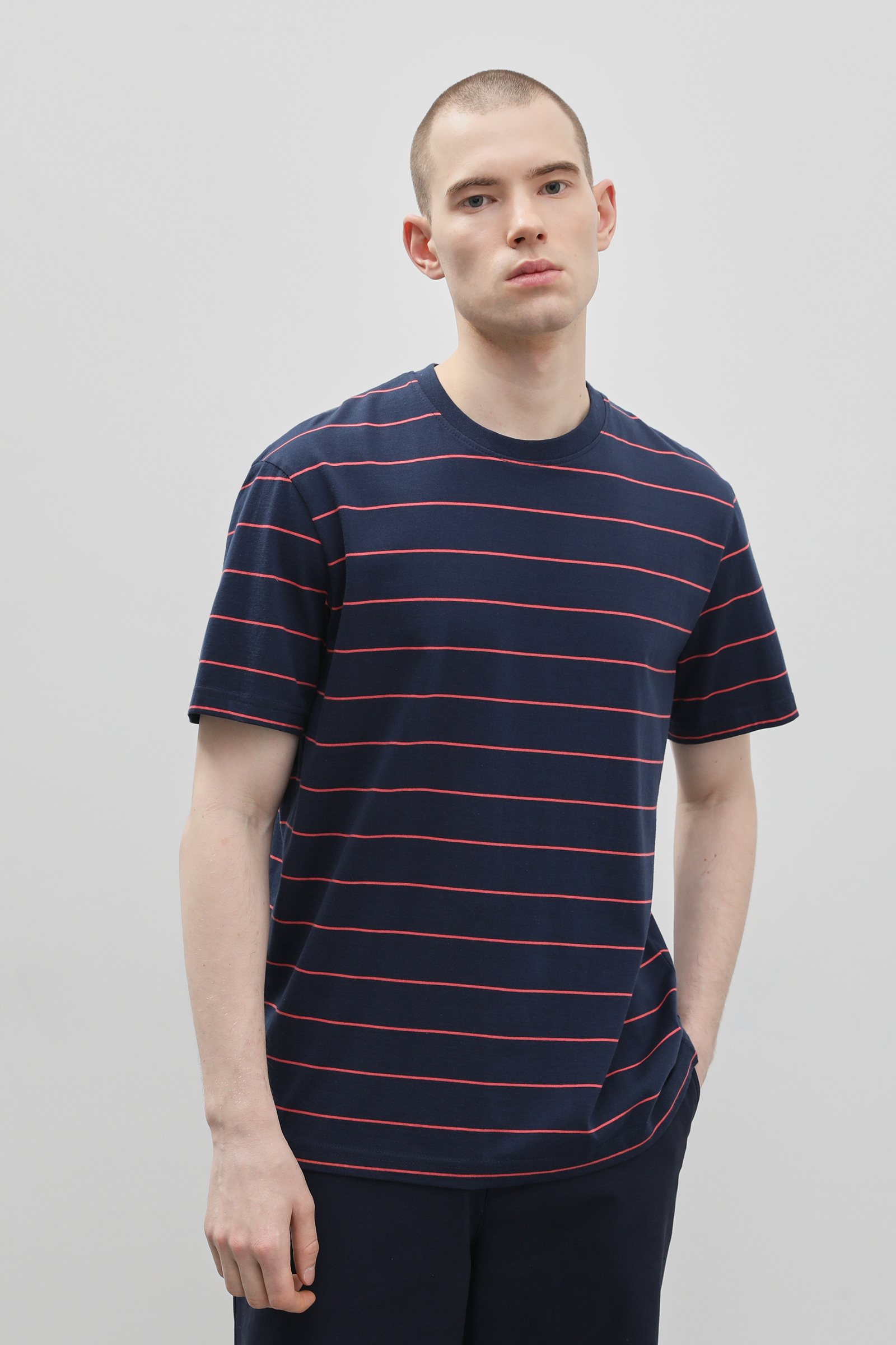 

Футболка мужская Finn Flare FBD210135 синяя 2XL, Синий, FBD210135