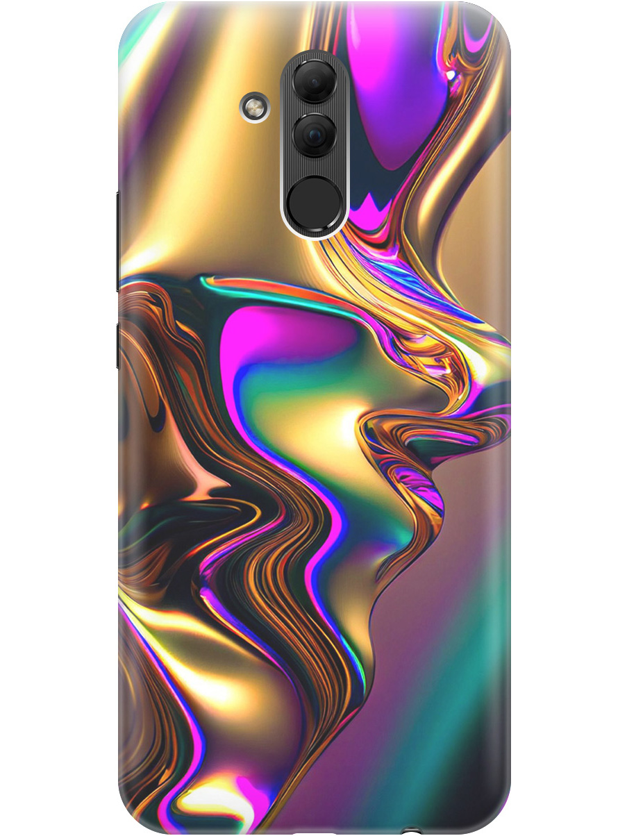 

Силиконовый чехол на Huawei Mate 20 Lite с принтом "Золотистая абстракция", Прозрачный;золотистый;фиолетовый, 719355631