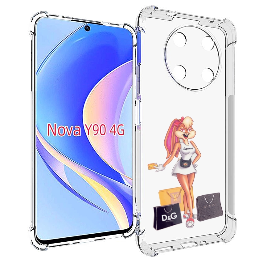 

Чехол MyPads модница-зайка женский для Huawei Nova Y90 (CTR-LX1) / Enjoy 50 Pro, Tocco