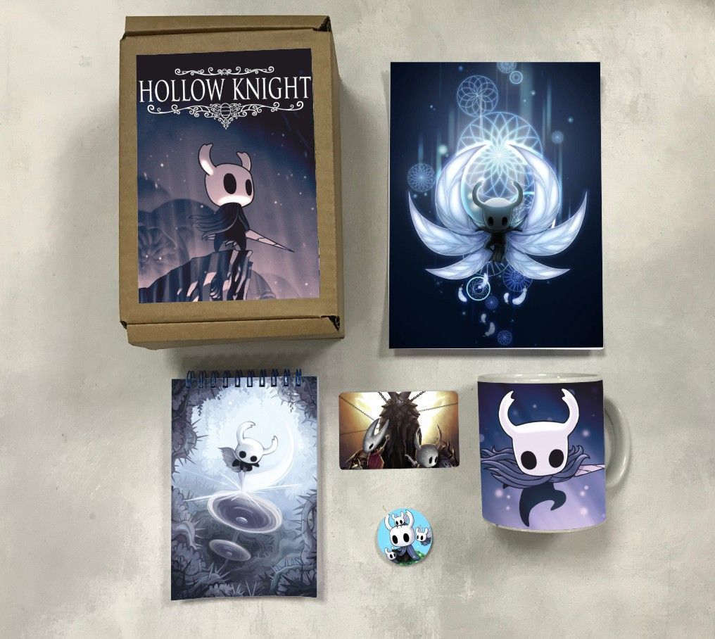 

Бокс с подарком Hollow Knight, Полый Рыцарь № 1, 13-1, 5 предметов, Бежевый, Hollow Knight, Полый Рыцарь № 1
