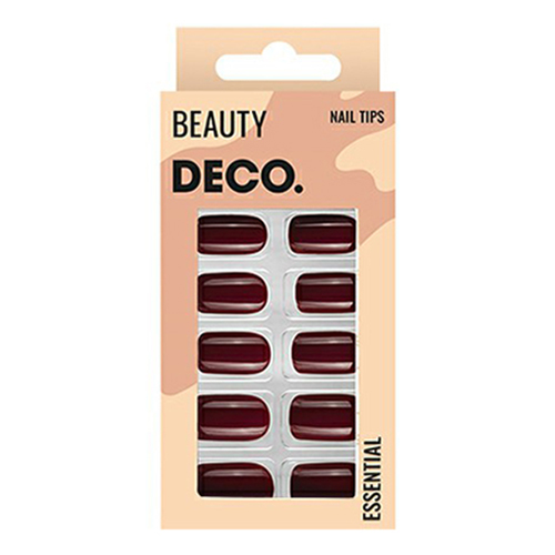 

Набор накладных ногтей DECO. Еssential cherry love, Красный