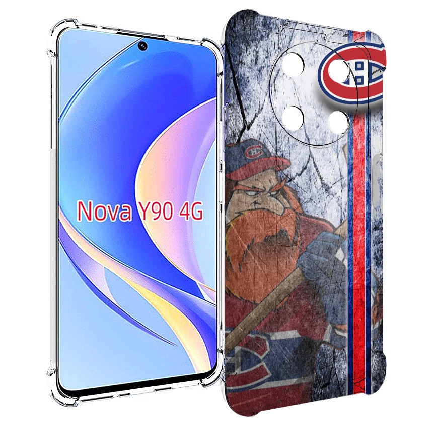 

Чехол MyPads монреаль канадиенс для Huawei Nova Y90 (CTR-LX1) / Enjoy 50 Pro, Tocco