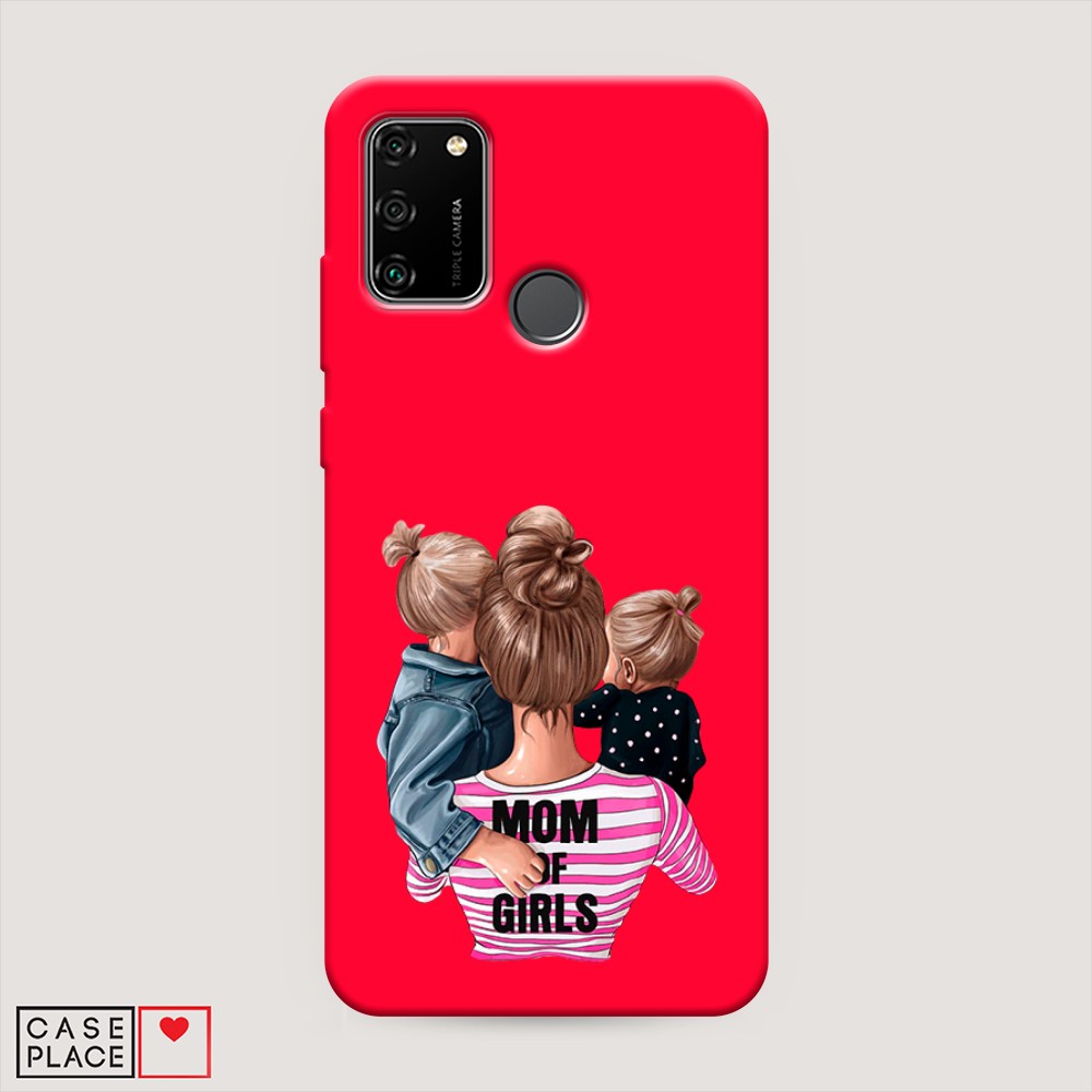 

Чехол Awog на Honor 9A "Mom of Girls", Разноцветный, 612353-1