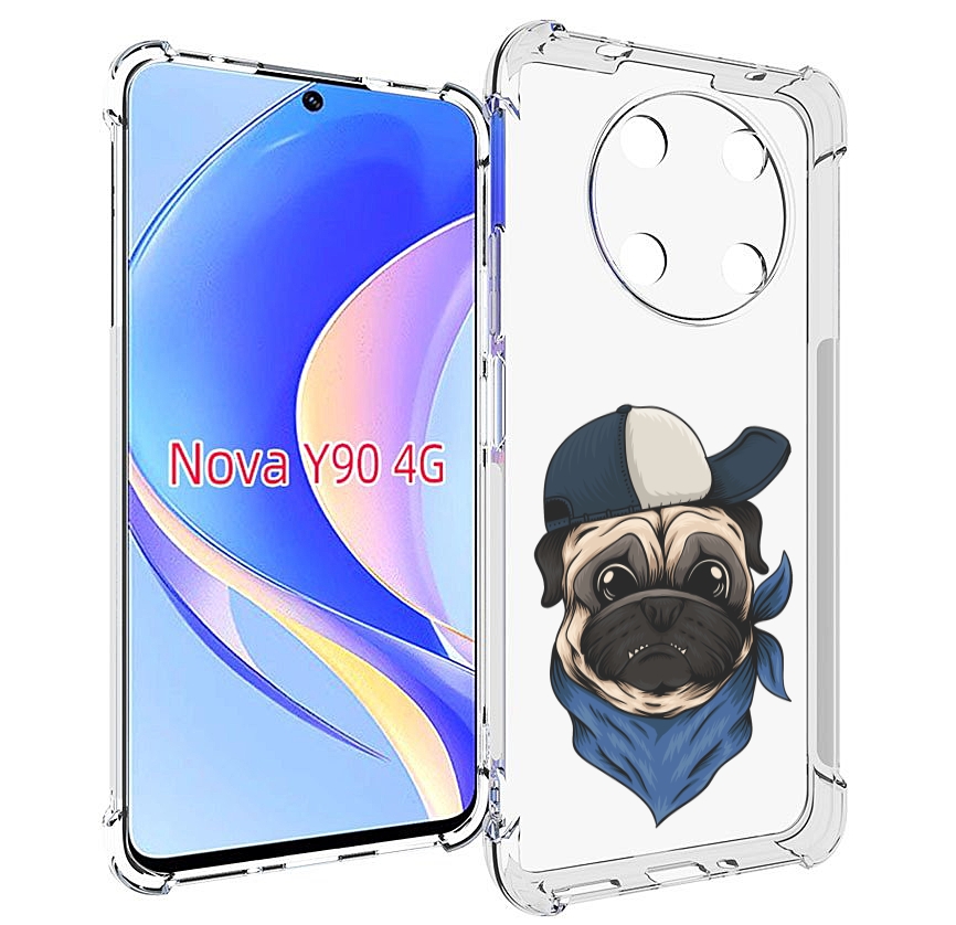 

Чехол MyPads мопс-в-кепке для Huawei Nova Y90 (CTR-LX1) / Enjoy 50 Pro, Tocco