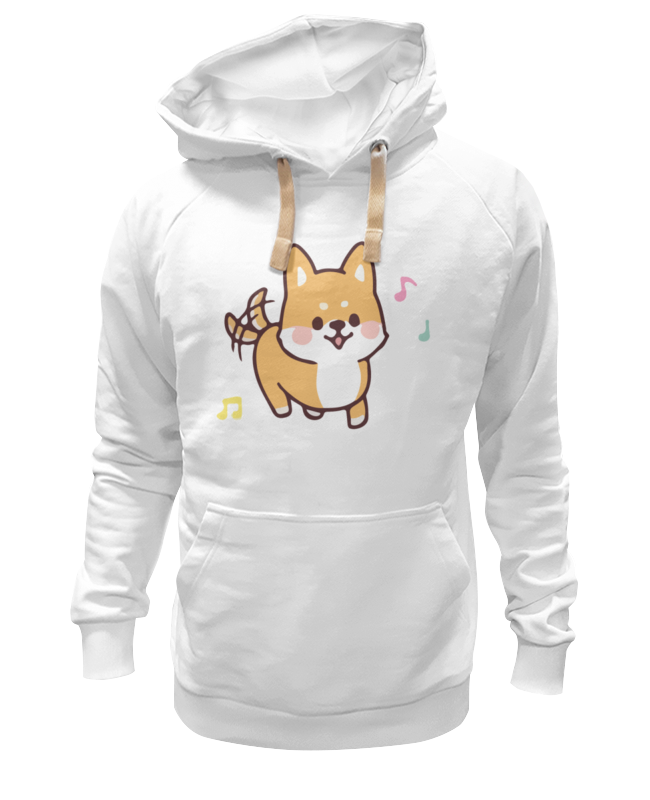

Худи унисекс Printio Корги арт белое 2XL, Белый, Корги арт