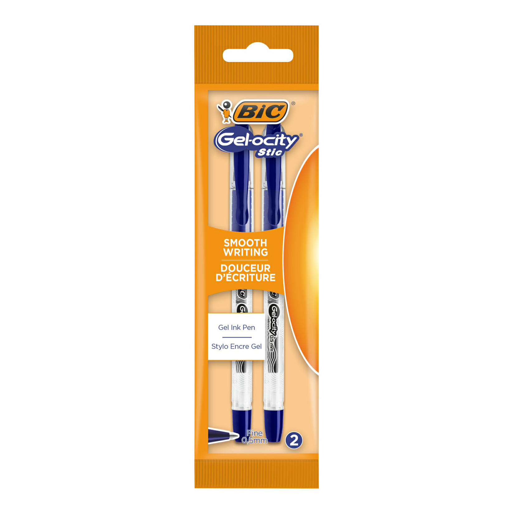 

Ручки гелевые Bic Gel-ocity Stic синие 2 шт